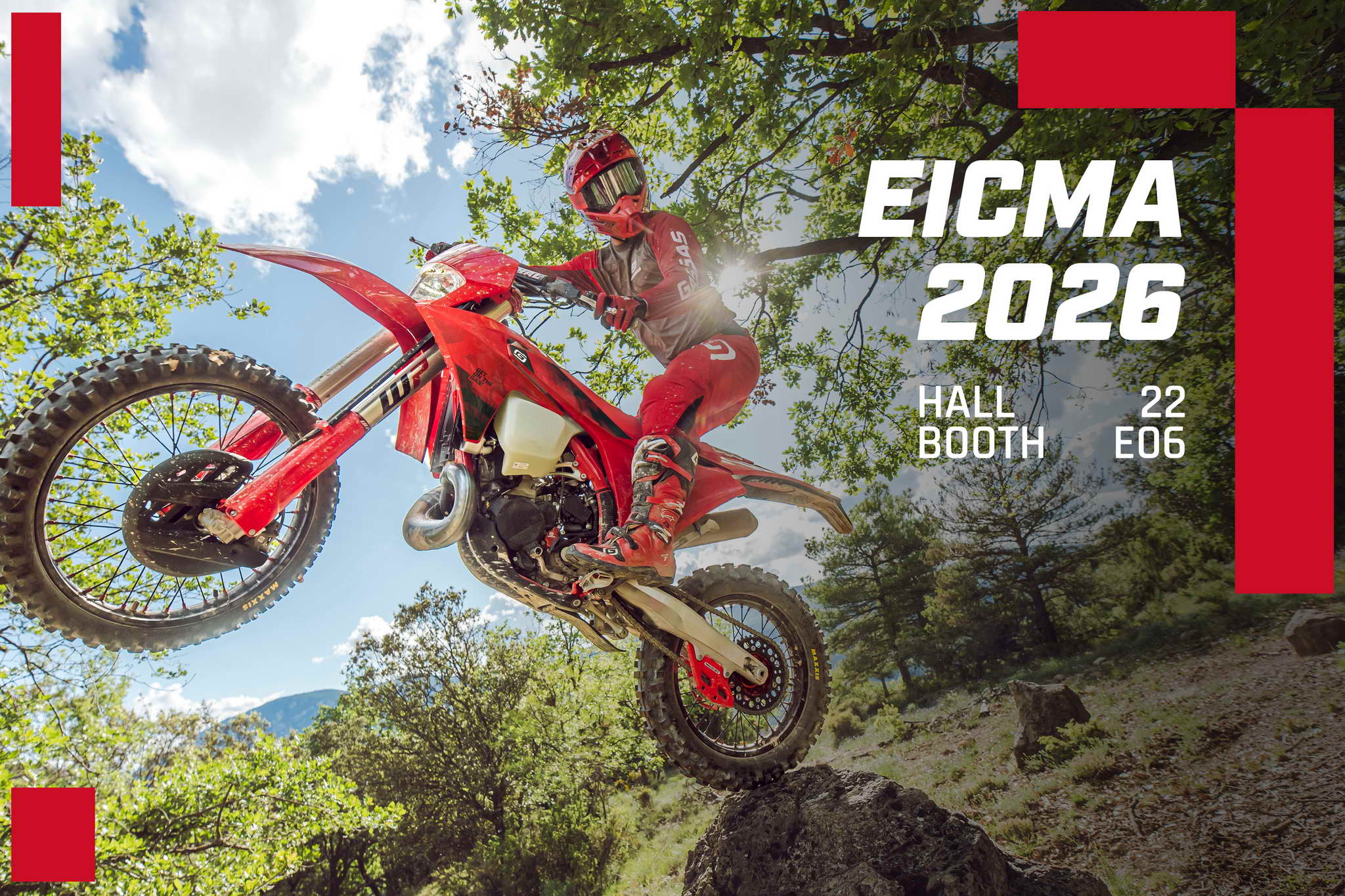 EICMA: Still red. Still rad. The ride goes on. Gasgas looks to 2027
